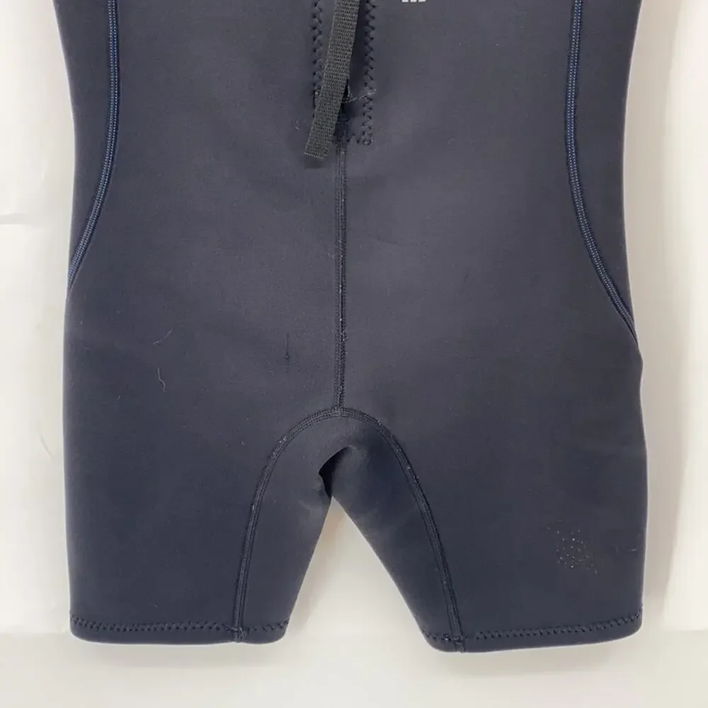 Deep See Boys Black & Blue Short Sleeve Wet Suit Size Large (10)